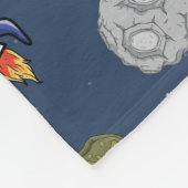 宇宙船パターンフリースブランケット フリースブランケット (角)