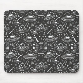 宇宙船パターン マウスパッド