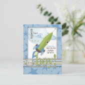 宇宙船ベビーシャワー招待状 招待状 (スタンド正面)