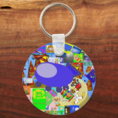 宇宙船メリー漫画 キーホルダー (正面)