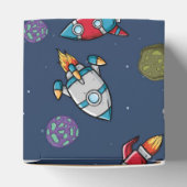 宇宙船ロケット流星パターン少年の好意ボックス フェイバーボックス (上部)