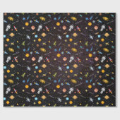 宇宙船包み紙 ラッピングペーパー (フラット)