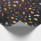 宇宙船包み紙 ラッピングペーパー (角)