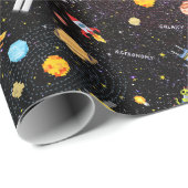 宇宙船包み紙 ラッピングペーパー (ロールコーナー)