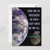 宇宙船地球号はがき ポストカード (正面/裏面)