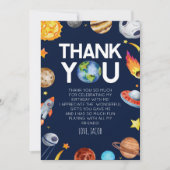 宇宙船宇宙惑星誕生会 サンキューカード (正面)