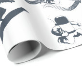 宇宙船宇宙飛行士太陽のシステムのラッピング紙 ラッピングペーパー (ロールコーナー)