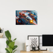 宇宙船宇宙 ポスター (ホームオフィス)