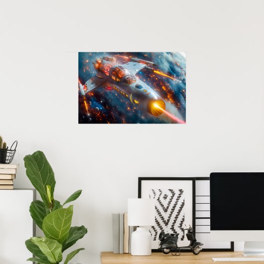 宇宙船宇宙 ポスター (ホームオフィス)