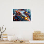 宇宙船宇宙 ポスター (キッチン)