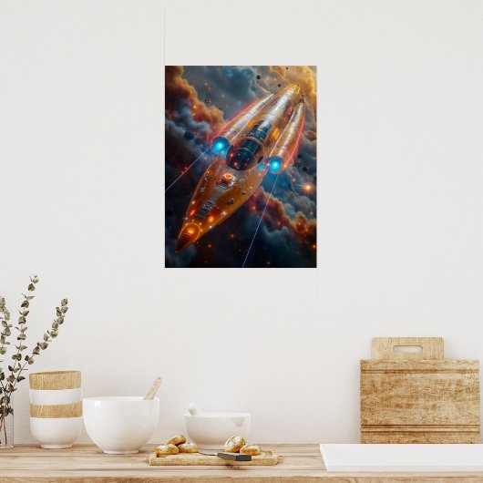 宇宙船宇宙 ポスター (キッチン)