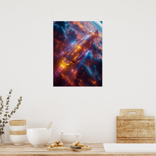 宇宙船宇宙 ポスター (キッチン)