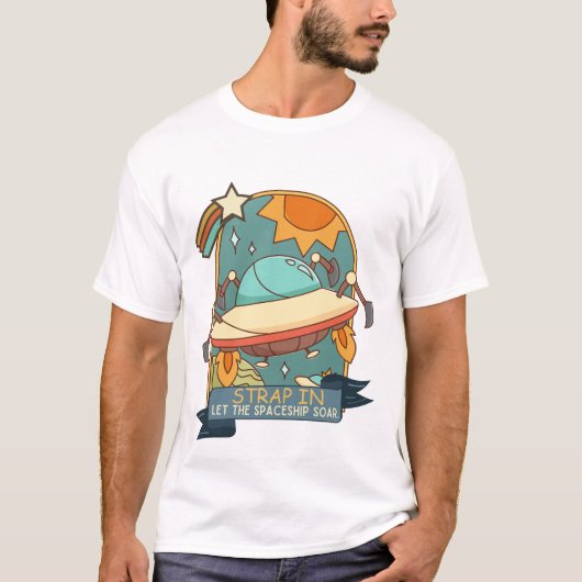 宇宙船引用文 Tシャツ (正面)