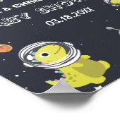 宇宙船恐竜スタープラネットベイビーシャワーへようこそ ポスター (角)
