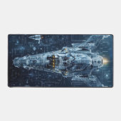 宇宙船舶設計図Sci-Fi デスクマット (正面)