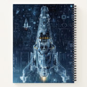 宇宙船舶設計図Sci-Fi ノートブック (裏面)