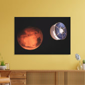 宇宙船運の忍耐ローバー キャンバスプリント (インサイチュ (リビング))