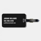 宇宙船運の忍耐ローバー ラゲッジタグ (裏面横)