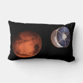 宇宙船運の忍耐ローバー ランバークッション (裏面)