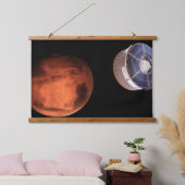 宇宙船運の忍耐ローバー 吊り下げ型タペストリー (寝室)