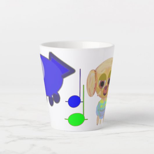 宇宙船 カフェラテマグ (正面)