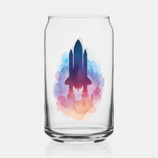 宇宙船 ガラス缶 (正面)