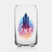 宇宙船 ガラス缶 (裏面)