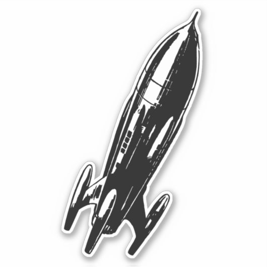 宇宙船 シール (正面)