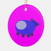 宇宙船 セラミックオーナメント (左)