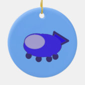 宇宙船 セラミックオーナメント (裏面)