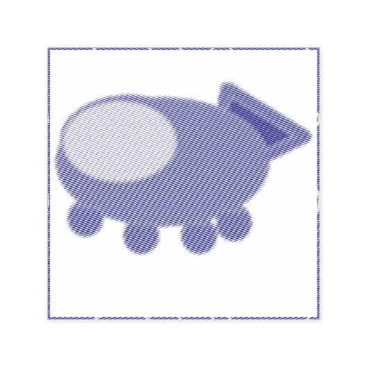 宇宙船 セルフインキングスタンプ (デザイン)