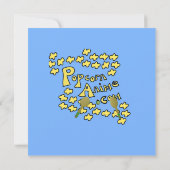 宇宙船 ハッピーバースデー 招待カード 招待状 (裏面)