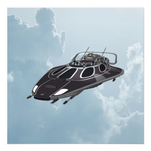 宇宙船 フォトプリント            (正面)
