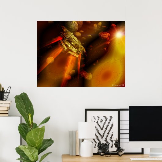 宇宙船 ポスター (ホームオフィス)