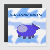 宇宙船 マグネット招待状 (正面/裏面)
