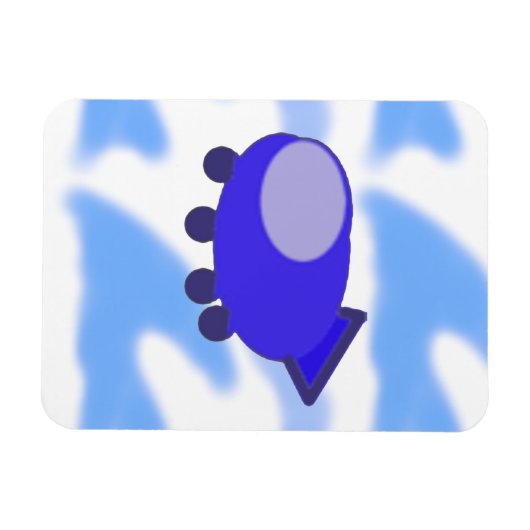 宇宙船 マグネット (横)