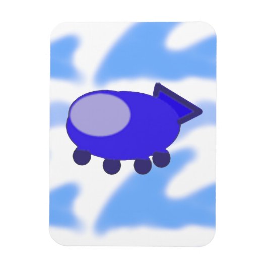 宇宙船 マグネット (縦)
