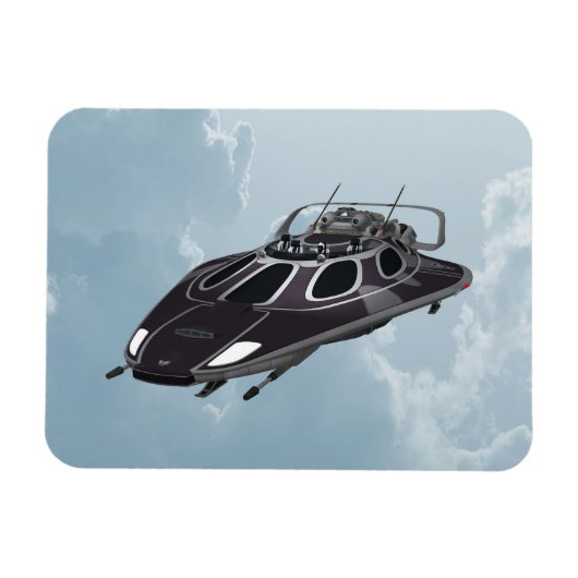 宇宙船 マグネット (横)