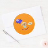 宇宙船 ラウンドシール (封筒)