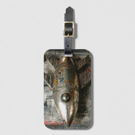 宇宙船 ラゲッジタグ (正面縦)