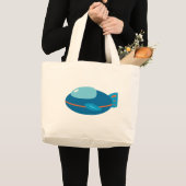 宇宙船 ラージトートバッグ (正面(商品))
