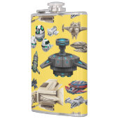 宇宙船、ロボットとドロイドのフラスコ フラスク (左)