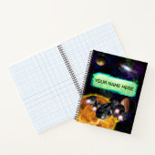 宇宙船，宇宙，太陽，惑星，銀河系 ノートブック (内部)