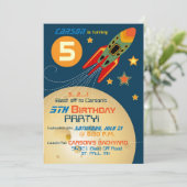 宇宙船，惑星，恒星誕生日 招待状 (スタンド正面)