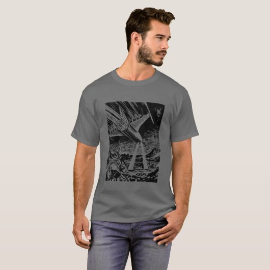宇宙船 Tシャツ (正面フル)