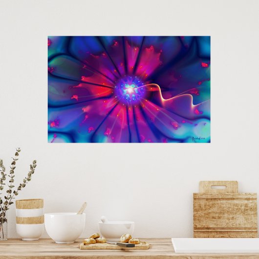 宇宙花 ポスター (キッチン)