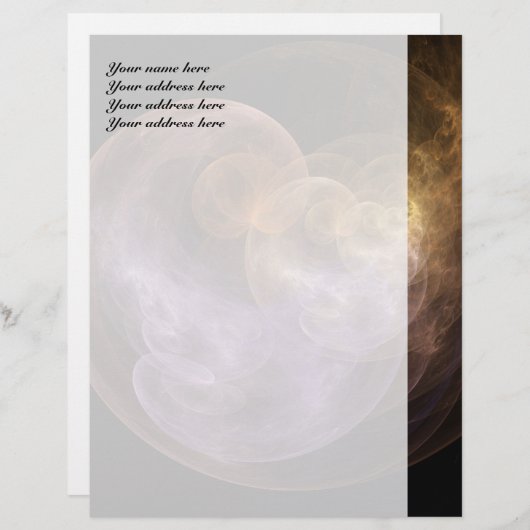 宇宙花 レターヘッド (正面/裏面)