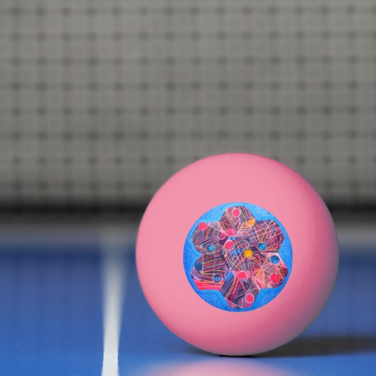 宇宙花 卓球ボール (ネット)