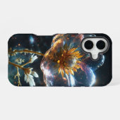宇宙花 iPhone 16ケース (裏面横)