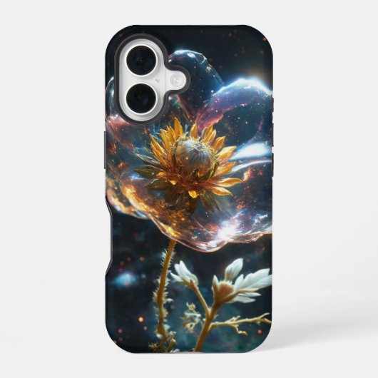 宇宙花 iPhone 16ケース (裏面)